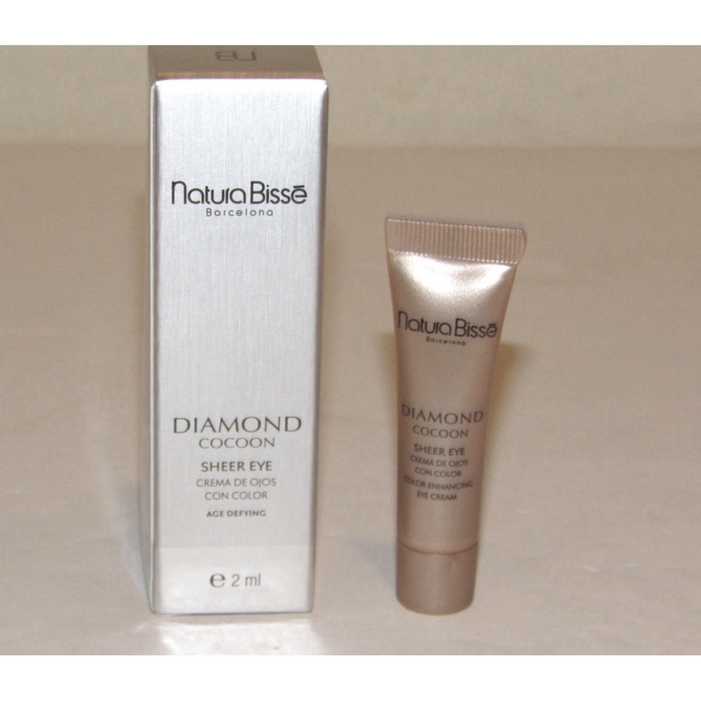 Natura Bisse Diamond Cocoon Sheer EYE 0.07 Oz 2mL Color Enhancing Eye Cream BNIB